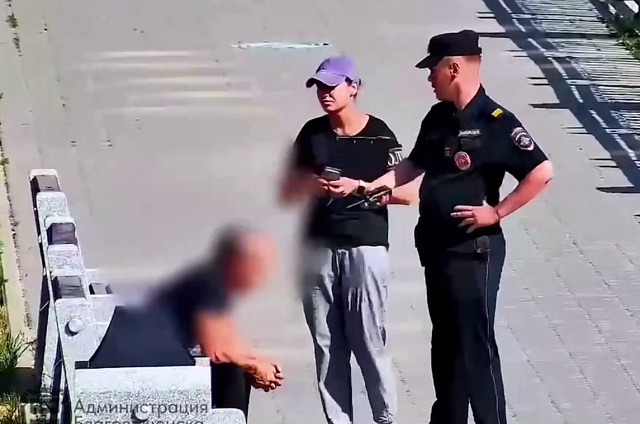 Дебошира из Пермского края задержали на набережной Амура в Благовещенске