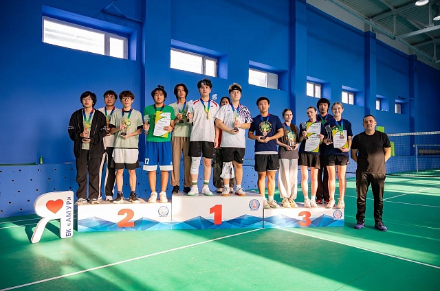 В Благовещенске впервые прошли студенческие соревнования по бадминтону